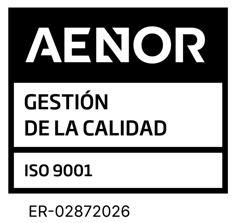 ADERCA - LOGO AENOR CERTIFICACION ISO 9001 2026.06.25